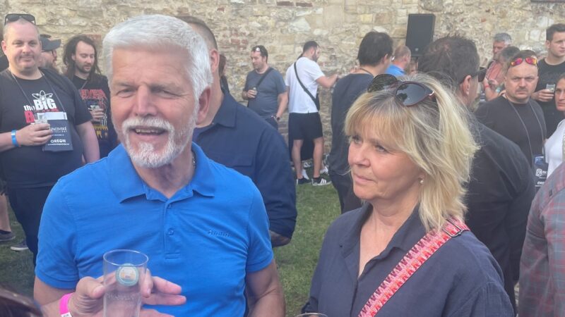 Fotografie Petra Pavla s manželkou