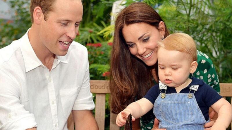 Fotografie prince Williama, princezny Kate a prince George