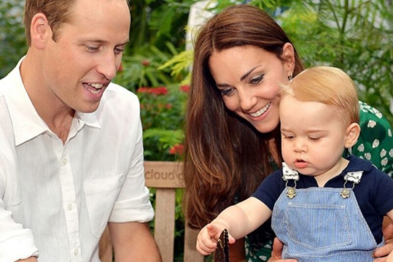 Fotografie prince Williama, princezny Kate a prince George