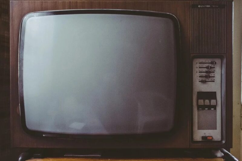 Fotografie starého televizoru