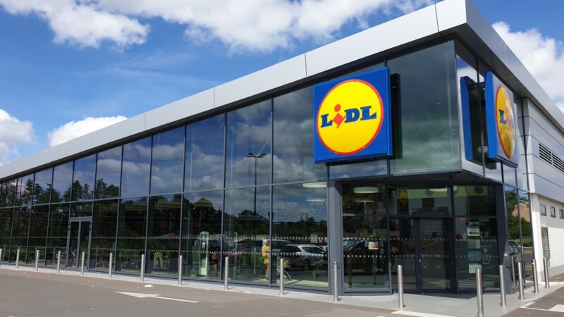 Fotografie supermarketu Lidlu