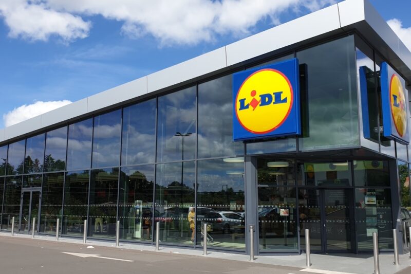 Fotografie supermarketu Lidlu