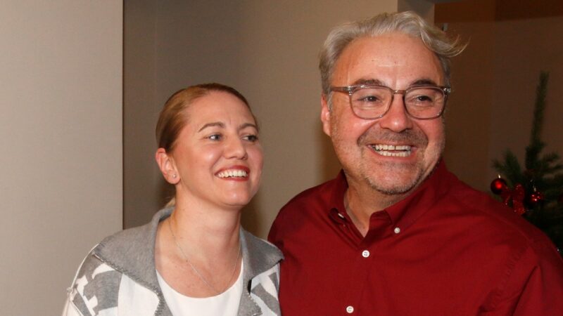 Fotografie Martina Zounara s přítelkyní Kateřinou Kantovou